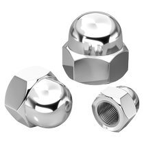 304 201 316 stainless steel ball head nut cover shaped decorative screw cap nut cap 3M4M5M6M8