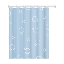 Kitchen and bathroom curtains light-proof and oil-proof toilet and bathroom no punching blocking sliding curtains anti-lighting roller blinds sunshades