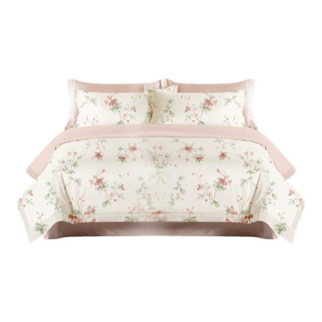 Boyang Home Textile Pure Cotton Four-Piece Set New Bedding Three-Piece Set Bedding Green Autumn and Winter Bedding Cover