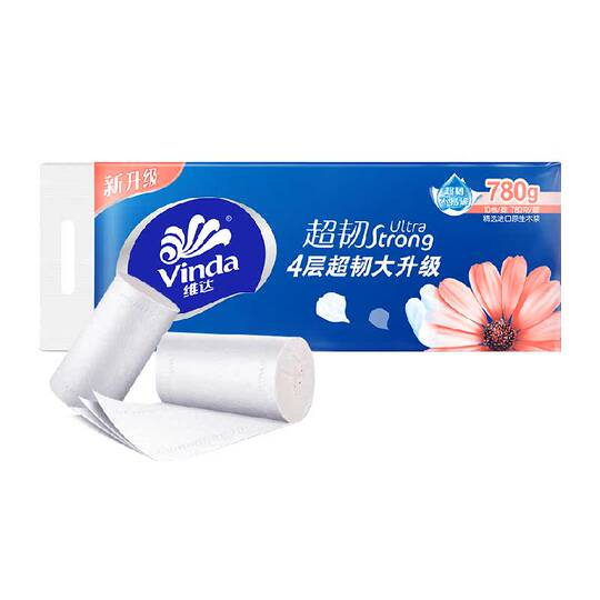 Vinda Super Tough 4-layer 10-roll paper towels are affordable for home use