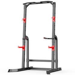 Pull-Up Bar, Home Bench Press, Squat Rack, Adjustable Integrated Protective Barbell Rack, Weightlifting Bench, Fitness Equipment, Single Bar