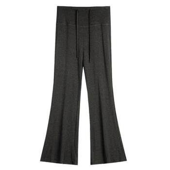 Jingqi maternity bootcut autumn and winter velvet warm pants