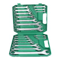 Wrench toolkit openingswoom dual-use large set of universal shelver dead wrench and repair combination