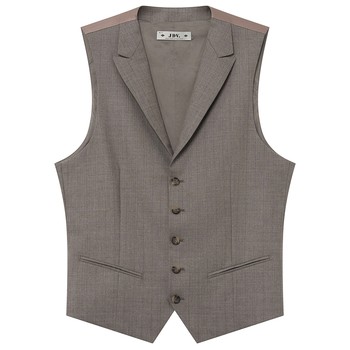 The same khaki wool vest from jdv mall