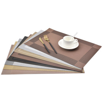 Placemat high-end light luxury pvc table mat can be cut ins