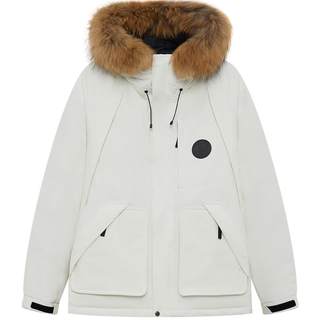 TeenieWeenie小熊男装时尚毛领羽绒服男款冬季休闲防水情侣外套