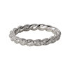 Sutu 925 Silver Twist Flower Ring Simple Temperament Niche
