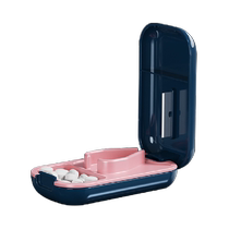 () Portable medicine cutter medicine splitter 1 2 4 1 cutting medicine artifact portable storage medicine box