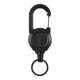 Retractable keychain wire rope elastic drawstring easy-pull buckle anti-lost extension line high rebound easy-pull key chain