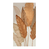 YB pure hand-painted oil painting Prosperous Family Business modern decorative painting in the entrance corridor and three-dimensional texture hanging painting in the living room