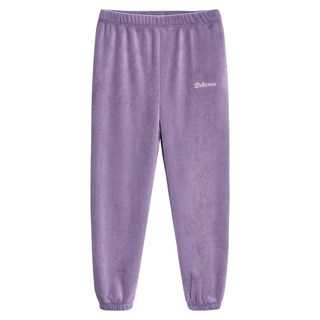 Pajama pants women's winter flannel warm pants plus velvet thickened women's coral fleece pajamas pants men's plush home pants