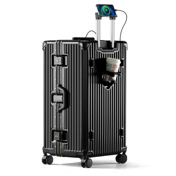 Extra large capacity three suitcases shipped by sf express
