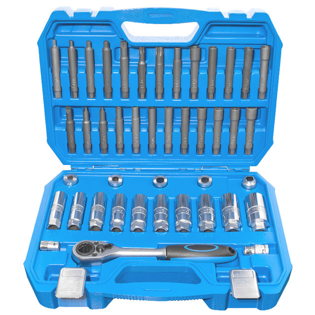 50-piece set of tools for removing shock absorber tower top mounting screws