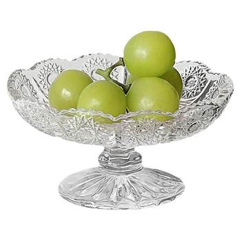 High-value design relief glass fruit plate
