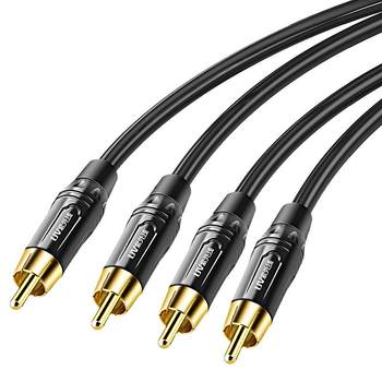Double lotus cable rca cable dvd amplifier uv