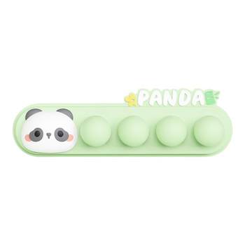 Cartoon panda liner is neat and orderly and not messy