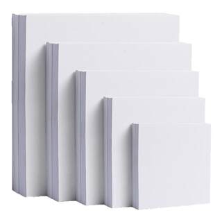正方形白卡纸幼儿园儿童彩铅马克笔手绘纸禅绕画10CM15CM20cm25cm小学生美术专用白色卡纸识字卡单词卡小卡纸