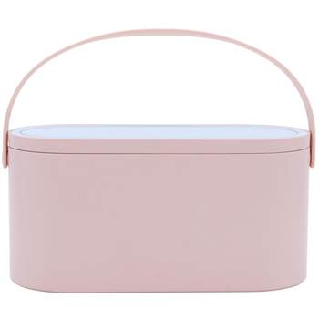 Muid makeup mirror led portable makeup box dormitory desktop storage travel beauty dressing mirror with light