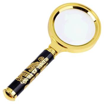 Hand-held 10x high-definition reading and identification coin magnifying glass