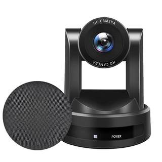 Remote video conferencing system omnidirectional microphone camera