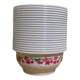 Food grade thickened round disposable bowls and chopsticks set
