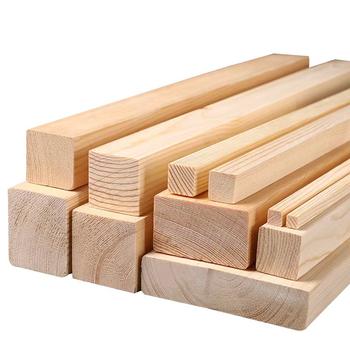 Customized wooden square log grinding