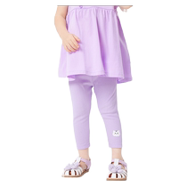 Balabala baby pants childrens leggings girls casual pants summer wear thin cropped pants fashionable childrens clothing