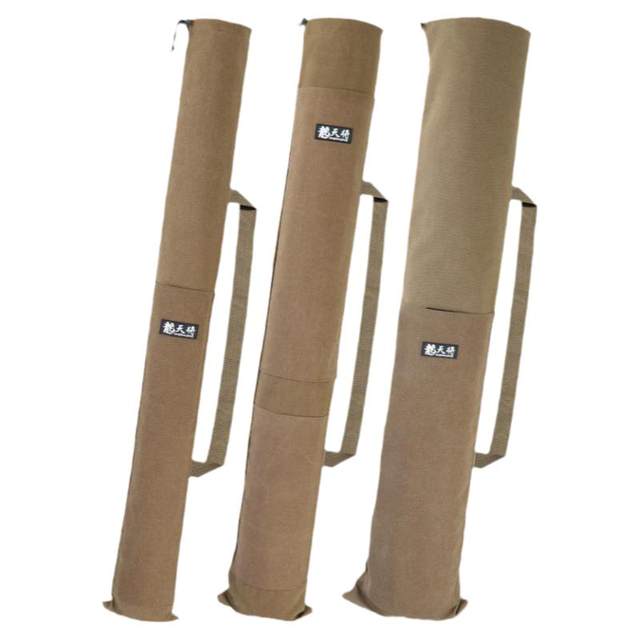 Long Tianjiang Fishing Umbrella Pack Canvas Fishing Tackle Storage Wear-resistant