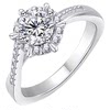 IDO Forever cultured diamond ring proposal
