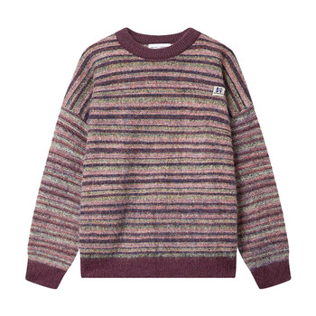 Mr. jiangnan's autumn and winter gradient round neck long and short sweater Mr. jiangnan's autumn and winter gradient round neck long and short sweater