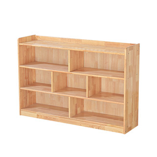Solid wood toy teaching aids schoolbag cabinet