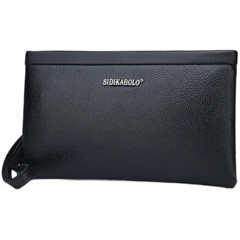 Soft cowhide casual style men's handbags large capacity