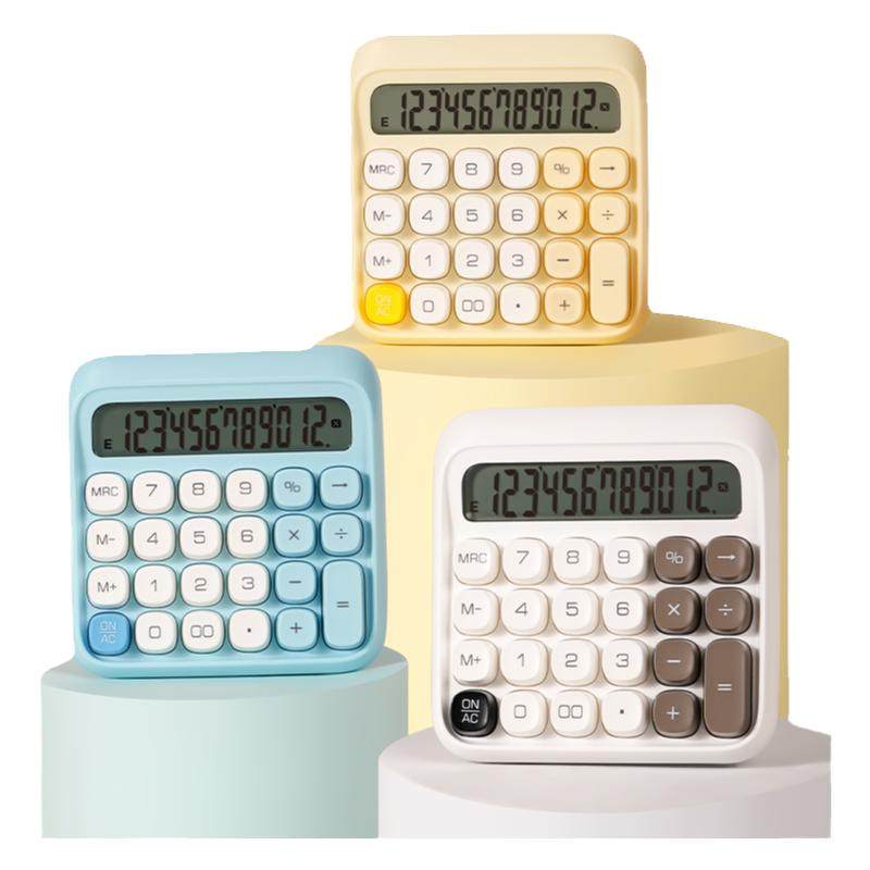 Deli high-looking button voice calculator