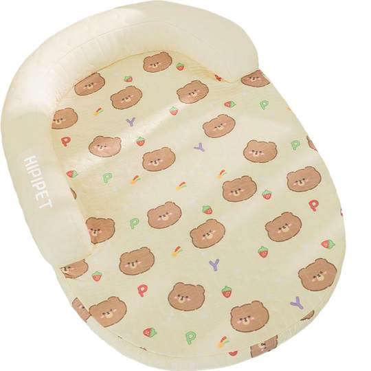 狗窝夏天凉窝乳胶睡垫狗狗垫子小型犬比熊猫咪窝夏季凉席四季通用