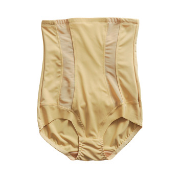 Hollow breathable high waist tummy control pants to shrink belly, postpartum hip lift, waist fit, large mesh ice silk shaping pants