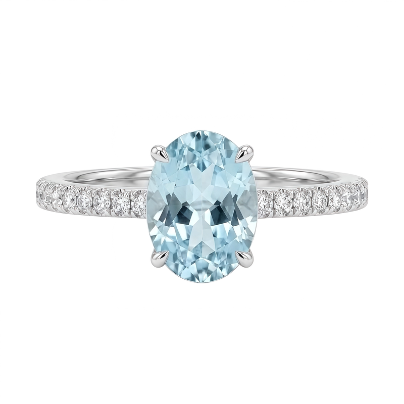 Leidy Haute Couture Micro-set Pigeon Egg 6*8 Specification Ring