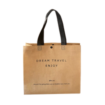 Internet celebrity clothing store handbag non-woven custom logo environmentally friendly shopping gift wholesale bag for clothes