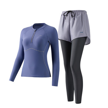 Li ning diving suit women's full body waterproof mother's suit