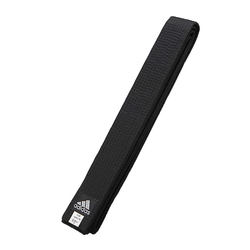 Adidas Taekwondo Belt Karate Belt Martial Arts Black Belt Can Be Embroidered 4.3cm Double Loop