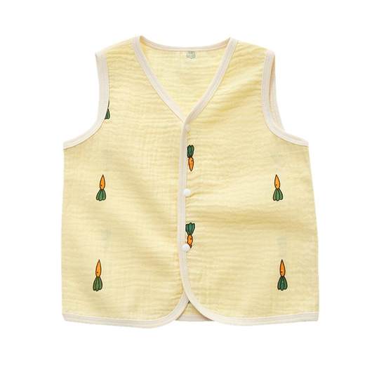 Breathable Beiying Youjia pure cotton gauze summer vest
