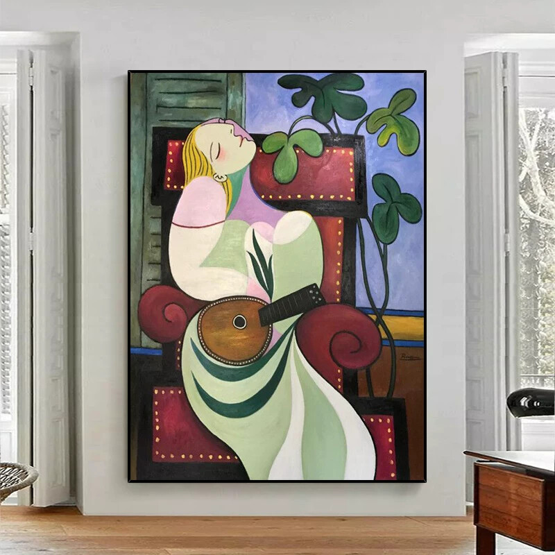 Picasso Abstract Art Decorative Painting Restaurant Homestay Portrait Wall Art Living Room Entrance Corridor World Famous Paintings