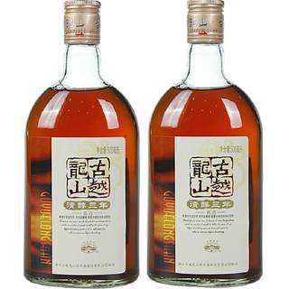 Guyue Longshan Shaoxing rice wine Qingchun 3 years 500ml x 2 bottles of Shaoxing wine semi-sweet Huadiao wine glutinous rice wine