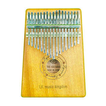 Thumb piano 17-tone Orff music enlightenment mahogany solid wood finger piano kalimba kalimba