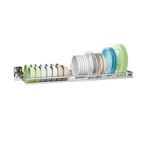 No punching dish rack kitchen rack wall-mounted drain rack dish rack window sill storage rack stainless steel