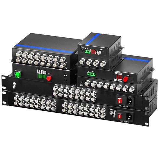 Acas 4-way 1632 analog video optical transceiver