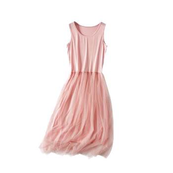 Modal dress for women's summer large size loose base