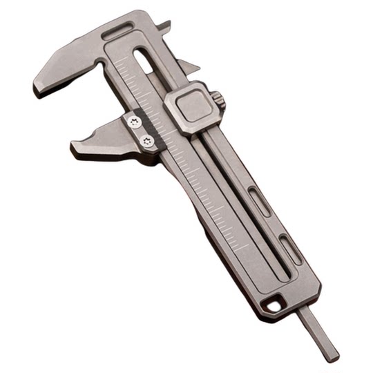 钛合金迷你游标卡尺 新品edc多功能组合工具活动扳手开瓶器破窗器