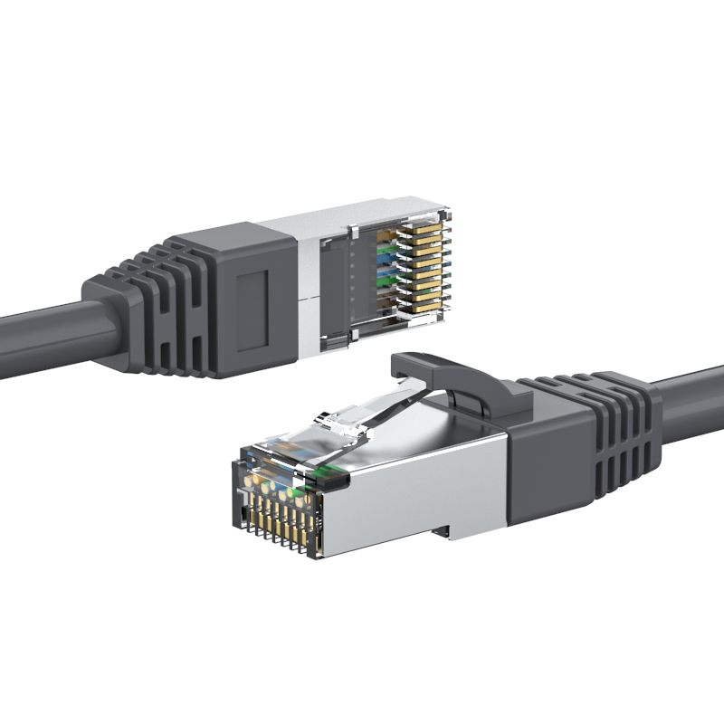 Category 6 shielded network cable network jumper