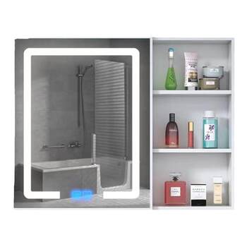 Bathroom mirror cabinet toilet storage cabinet bathroom mirror box
