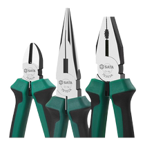 SATA Shida wire cutters industrial grade super hard vise pliers pointed nose oblique mouth electrician special tools nickel chromium alloy